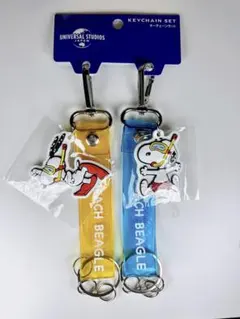 usj スヌーピー　キーチェーン　セット