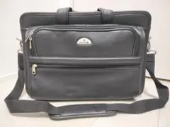 本革製　サムソナイト　Samsonite ブラック ビジネスバッグ