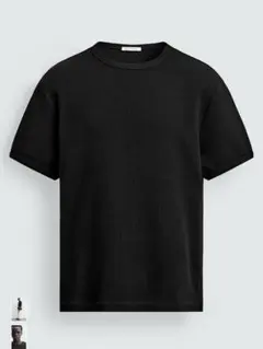 ZARA ワッフルニットTシャツ　sのサムネイル