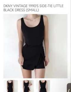 Sororite vintage dkny ラップ　ワンピース　ブラック