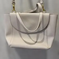 れ*)様 レザーハンドバッグ　ベージュ　ショルダー