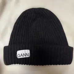 ごましお様　GANNI ブラック ニット帽のサムネイル