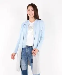 新品タグつき JETSET SOLO PLUS マフラー付き コーディガン