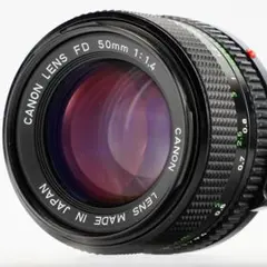極美品 Canon New FD 50mm f1.4 単焦点レンズ - メルカリ
