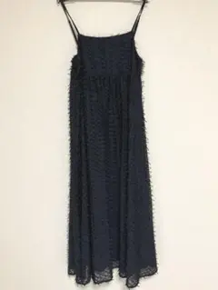 ジャガードキャミワンピース Mサイズ ブラック