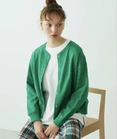 AMERICAN HOLIC リングドット裏毛カーディガン