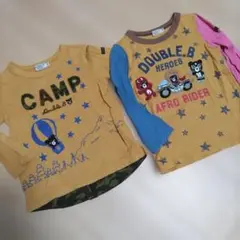 DOUBLE.B CAMP 長袖カットソー 100cm　２枚セット