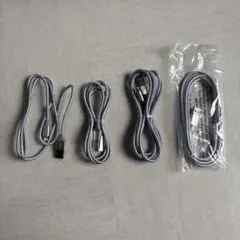 USB-A to Lightningケーブル 4本セット