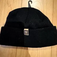 【新品】adidas originals 黒 ニット帽 アディダス ブラック