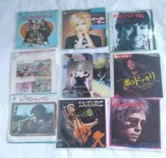 レコードまとめ売り54】 EPレコード邦楽9枚セットシャンク扱い 昭和
