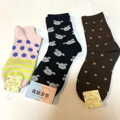 新品未使用レディース ソックス 3足セット【チュチュアンナ】