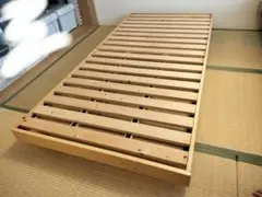 高さ調整可能 すのこベッド シングル　北欧パイン材使用