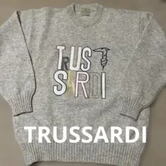 TRUSSARDI maglie ニット セーター ロゴ刺繍