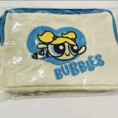 パワーパフガールズ バブルス 刺繍ポーチ アクリルチャーム付き