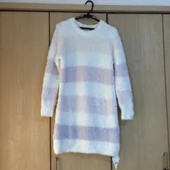 【未使用品】ジェラートピケ ボーダーワンピース