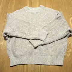 UNIQLO リブ編みクルーネックセーター XL