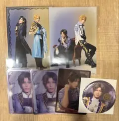 刀ミュ 夜半 クリアカード ブロマイド　缶バッチ　へし切長谷部