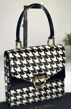 極美品CELINE セリーヌ レザー×ハラコ ハンドバッグ ブラック×ホワイト 2025年最新】セリーヌ ハラコ バッグの人気アイテム - メルカリ