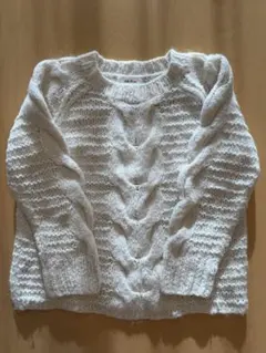 ミラオーウェン 白ニット サイズ0