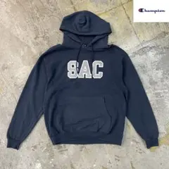 Champion チャンピオン SAC ワッペンパーカー L ネイビー