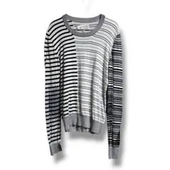 2015ss Maison Margiela ⑩ マルチボーダーコットンニットのサムネイル