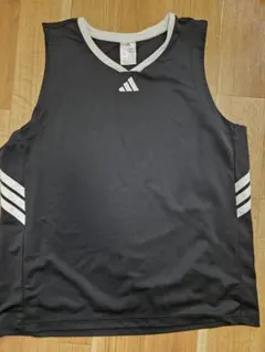 ​【adidas】バスケ レジェンド タンクトップ KPM96 黒 2XLのサムネイル