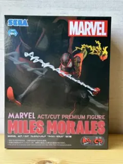 MARVEL プレミアムフィギュア ACT/CUT マイルス・モラレス ×5 MARVEL ACT/CUT プレミアムフィギュア “マイルス・モラレス