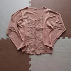 axes femme ピンク カーディガン M