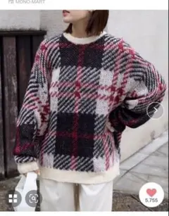 定価3470円　mono-mart ニットプルオーバー