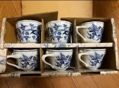 新品未使用　ブルーダニューブ　5点セット Amazon.co.jp: Blue Danube ブルーダニューブ カップ＆ソーサー 5客