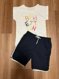 最終価格⭐︎ベネトン⭐︎水着⭐︎ラッシュガード　Tシャツ・ショートパンツセット