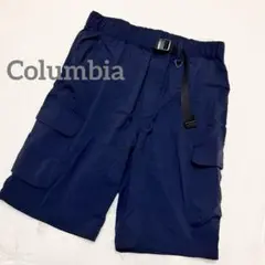 Columbia OMNI-SHIELD カーゴショーツ L ネイビー