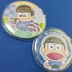 【希少】おそ松さん カラ松 パペット 缶バッジ