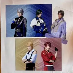 刀ミュ ペアブロマイド 後家 長義 国広 青江 夜半 ランブロ 長谷部 クリカ