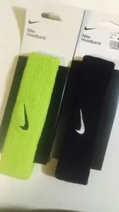 NIKE ヘッドバンド 黒蛍光セット NIKEFC