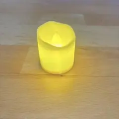 LEDイエローカラーキャンドル 6個セット