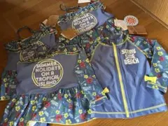 新品タグ付き　キッズ　女の子　水着　100 110 120 130ワンピース