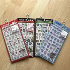 ボンボンドロップシール　ディズニー　スヌーピー　ベイマックス　スティッチ