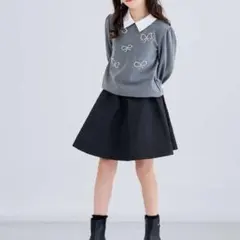 【新品】ケイトスペード 花柄キルトスカート120cm