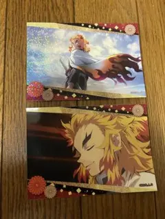 鬼滅の刃 カルパス 其ノ参 煉獄杏寿郎 BIGシール ステッカー 2枚