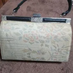 和装花柄クラッチバッグ