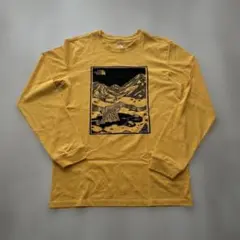 THE NORTH FACE イエロー ロングスリーブ Tシャツ　メンズ