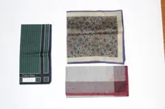 Calvin Klein他 ハンカチ 3点セット