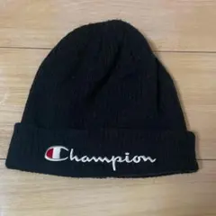 チャンピオン ニット帽 ビーニー 黒