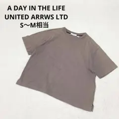 アデイインザライフユナイテッドアローズ 半袖Tシャツ コットン100% グレーのサムネイル