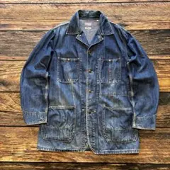 セレクト古着さん専用　SAMURAI JEANS インディゴデニムカバーオール サムライジーンズ デニム カバーオール インディゴ 38 S20CVX SAMURAI