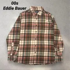 00s Eddie Bauer エディーバウアー ネルシャツ チェックシャツ