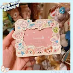 【現地購入☆正規品】ダッフィーフレンズ　マグネット写真フレーム　香港ディズニー