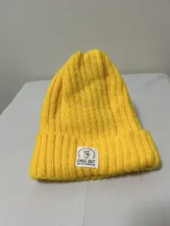CHILL OUT 黄色 ニット帽