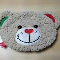 くまの顔型ポーチ